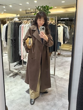 「アイテム（チノパンツ）」を使った、chika_shiさん（レディース・157cm）の秋コーディネート