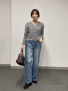 「アイテム（デニムパンツ）」を使った、chika_shiさん（レディース・157cm・30代）の秋コーディネート