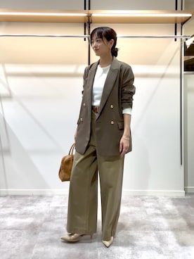 「アイテム（チノパンツ）」を使った、chika_shiさん（レディース・157cm・30代）の秋コーディネート