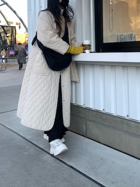 「Libra Cue（リブラ キュー）のアイテム」を使った、eritisさん（レディース・161cm）の冬コーディネート