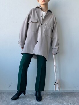 「LOWRYS FARM（ローリーズファーム）のストレッチヒールブーツ　851418（ブーツ）」を使った、eritisさん（レディース・161cm）の秋コーディネート