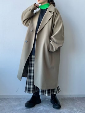 「カラータートル」｜eritisさん（レディース・161cm）の冬コーディネート