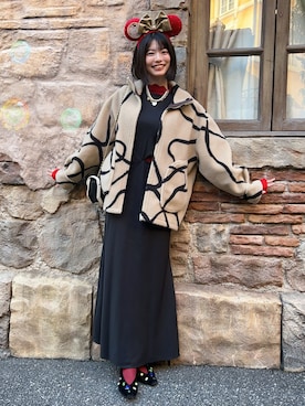 「アイテム（パンプス）」を使った、ななさん（レディース・165cm）の秋コーディネート