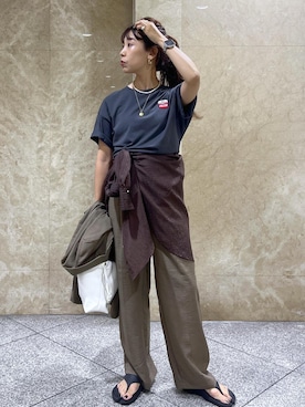 「アイテム（ハンドバッグ）」を使った、maayaさん（レディース・158cm・30代）の夏コーディネート