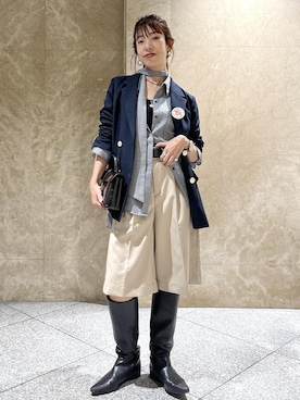 「VIS（ビス）のアイテム（トップス）」を使った、maayaさん（レディース・158cm）の秋コーディネート