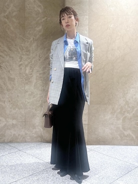 「VIS（ビス）のアイテム（トップス）」を使った、maayaさん（レディース・158cm）の秋コーディネート