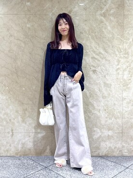 「デザインTOPS」｜maayaさん（レディース・158cm）の夏コーディネート