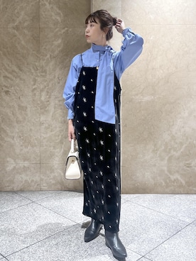 「アイテム（ワンピース/ドレス）」を使った、maayaさん（レディース・158cm・30代）の冬コーディネート