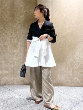 「アイテム（ショルダーバッグ）」を使った、maayaさん（レディース・158cm・30代）の秋コーディネート