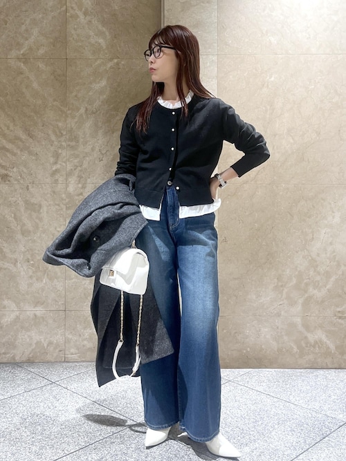 POLO BCS】VIS別注クロスベルトストレートワイドデニム（デニムパンツ