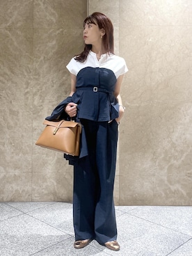 「VIS（ビス）のアイテム（パンツ）」を使った、maayaさん（レディース・158cm）の夏コーディネート