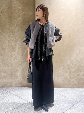 「アイテム（ワンピース/ドレス）」を使った、maayaさん（レディース・158cm・30代）の秋コーディネート