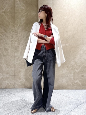 「VIS（ビス）のアイテム（トップス）」を使った、maayaさん（レディース・158cm）の春コーディネート