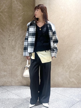 「アイテム（ハンドバッグ）」を使った、maayaさん（レディース・158cm・30代）の冬コーディネート