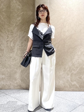「Juze（ジュゼ）のアイテム」を使った、maayaさん（レディース・158cm）の春コーディネート
