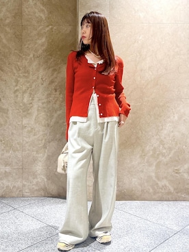 「アイテム（ボストンバッグ）」を使った、maayaさん（レディース・158cm・30代）の秋コーディネート