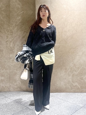 「アイテム（トップス）」を使った、maayaさん（レディース・158cm・30代）の冬コーディネート