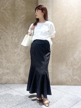 「VIS（ビス）のアイテム（バッグ）」を使った、maayaさん（レディース・158cm）の夏コーディネート