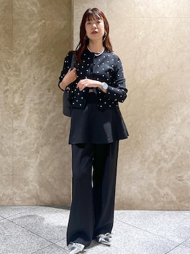 「アイテム（スラックス）」を使った、maayaさん（レディース・158cm・30代）の秋コーディネート
