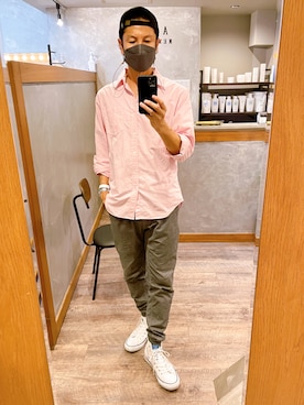 「Gramicci（グラミチ）のアイテム（スウェットパンツ）」を使った、ITO-sanさん（メンズ・175cm）の秋コーディネート