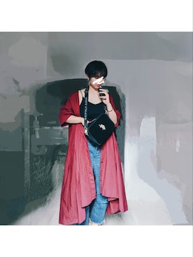 「アイテム（シャツワンピース）」を使った、･_･さん（レディース・155cm・30代）の秋コーディネート