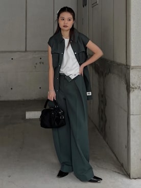 「Ameri（アメリ）のアイテム」を使った、AMERI VINTAGEさん（レディース・163cm）の春コーディネート