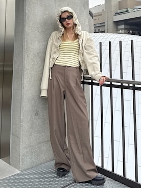 「Ameri（アメリ）のアイテム」を使った、AMERI VINTAGEさん（レディース・163cm）の冬コーディネート