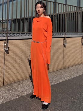 「Ameri（アメリ）のアイテム（ワンピース）」を使った、AMERI VINTAGEさん（レディース・163cm）の春コーディネート