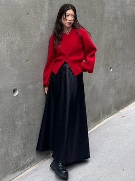 「Ameri（アメリ）のアイテム」を使った、AMERI VINTAGEさん（レディース・163cm）の冬コーディネート