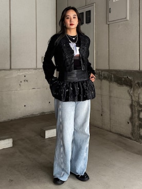 「アイテム（その他トップス）」を使った、AMERI VINTAGEさん（レディース・153cm）の秋コーディネート