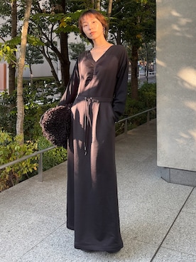 「ガーリーコーデ」｜AMERI VINTAGEさん（レディース・153cm）の秋コーディネート