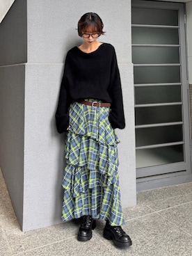 「Ameri（アメリ）のアイテム」を使った、AMERI VINTAGEさん（レディース・167cm）の秋コーディネート