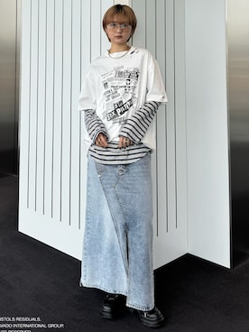 「Ameri（アメリ）のアイテム」を使った、AMERI VINTAGEさん（レディース・163cm）の春コーディネート