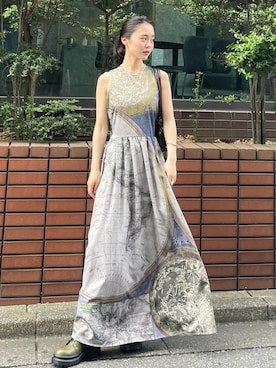 「アイテム（ブーツ）」を使った、AMERI VINTAGEさん（レディース・160cm）の夏コーディネート