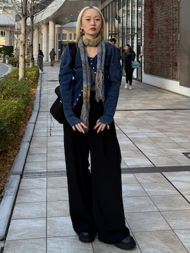 「Ameri（アメリ）のアイテム」を使った、AMERI VINTAGEさん（レディース・163cm）の冬コーディネート