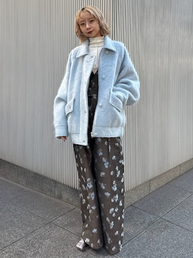 「アイテム（サロペット/オーバーオール）」を使った、AMERI VINTAGEさん（レディース・153cm）の秋コーディネート