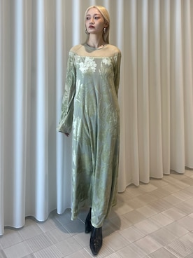 「アイテム（ドレス）」を使った、AMERI VINTAGEさん（レディース・163cm）の冬コーディネート