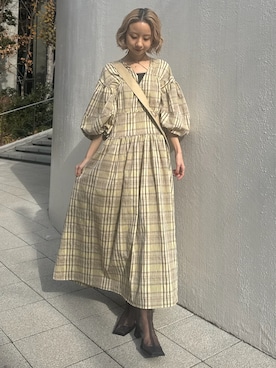 「Ameri（アメリ）のアイテム」を使った、AMERI VINTAGEさん（レディース・163cm）の冬コーディネート