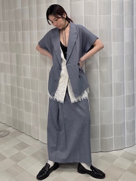 「Ameri（アメリ）のアイテム」を使った、AMERI VINTAGEさん（レディース・163cm）の春コーディネート