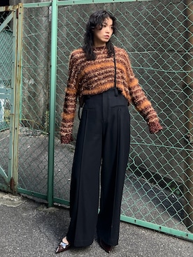 「Ameri（アメリ）のアイテム」を使った、AMERI VINTAGEさん（レディース・164cm）の秋コーディネート