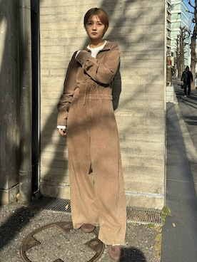 「Ameri（アメリ）のアイテム」を使った、AMERI VINTAGEさん（レディース・163cm）の冬コーディネート