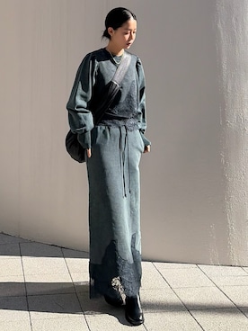 「Ameri（アメリ）のアイテム」を使った、AMERI VINTAGEさん（レディース・163cm）の冬コーディネート