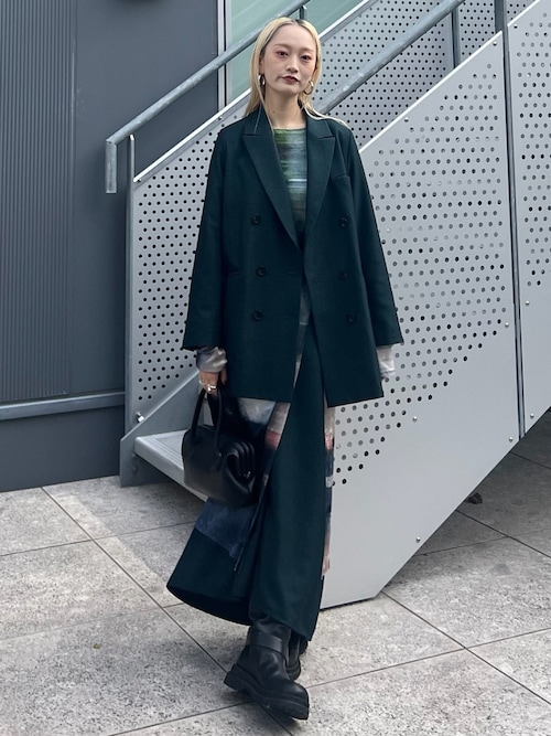 Ameri（アメリ）の「SIDE WAVE BUCKLE LONG BOOTS（ブーツ）」 - WEAR