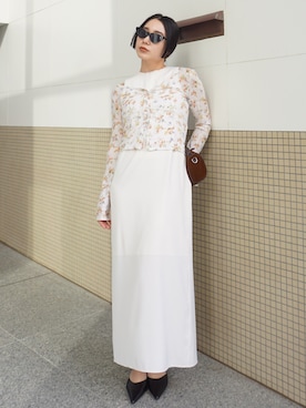 「Ameri（アメリ）のアイテム」を使った、AMERI VINTAGEさん（レディース・163cm）の冬コーディネート