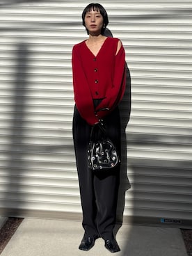 「Ameri（アメリ）のアイテム」を使った、AMERI VINTAGEさん（レディース・163cm）の冬コーディネート