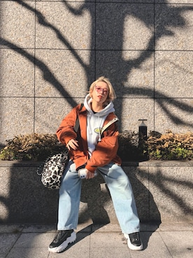 「Java（ジャバ）のアイテム（ショルダーバッグ）」を使った、...さん（レディース・151cm）の冬コーディネート