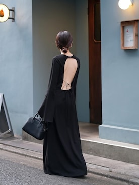 「アイテム（ワンピース/ドレス）」を使った、momokoさん（レディース・155cm・30代）の秋コーディネート