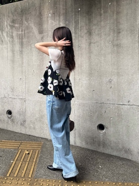 「キャミソール」｜momokoさん（レディース・155cm・30代）の秋コーディネート
