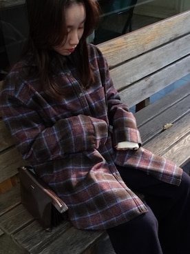 「AKTE（アクテ）のアイテム」を使った、momokoさん（レディース・155cm）の秋コーディネート