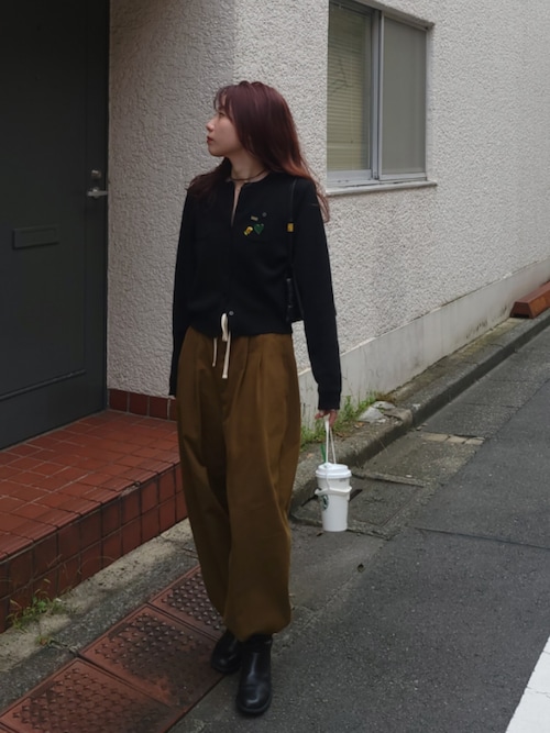 コットンボリュームパンツ